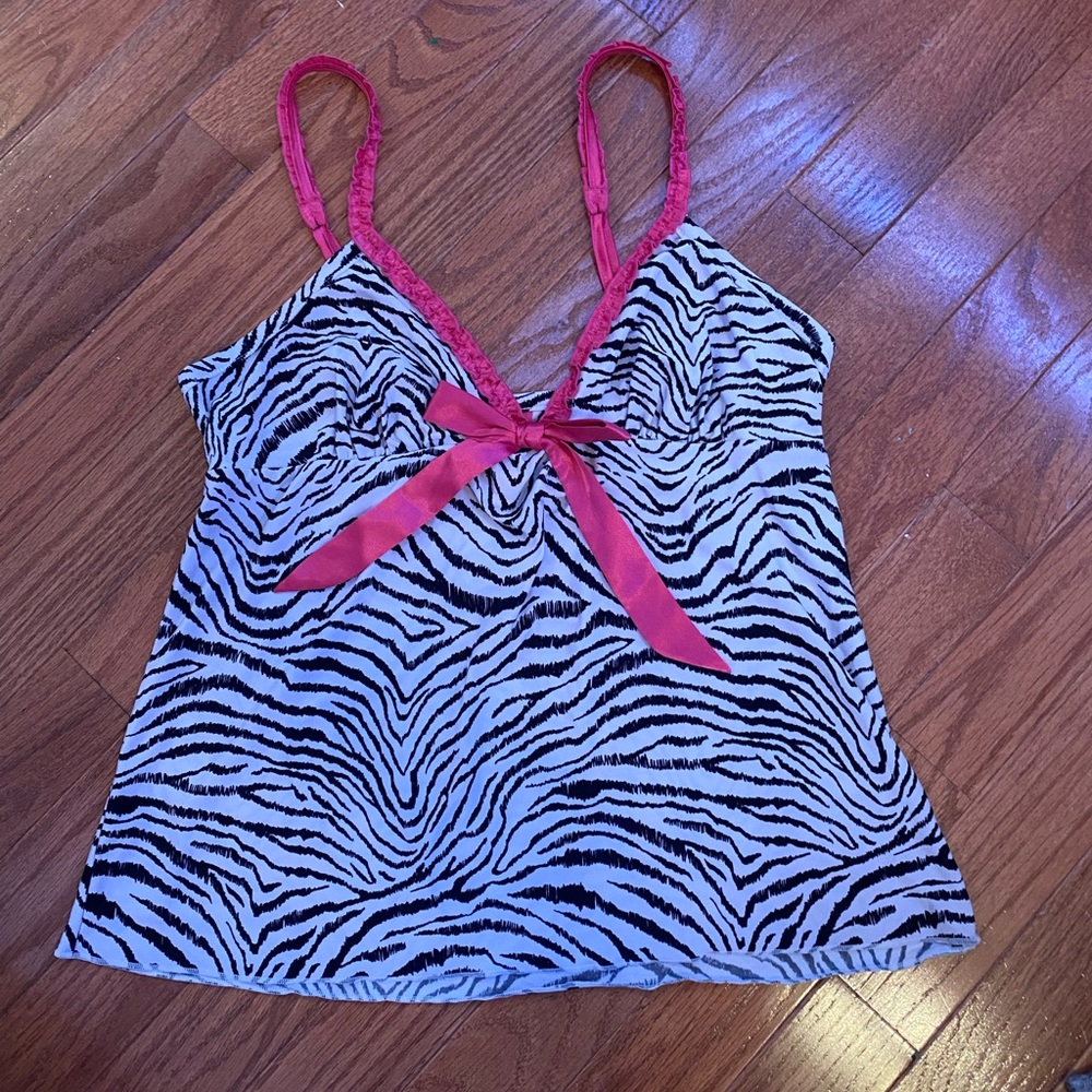 zebra print camisole